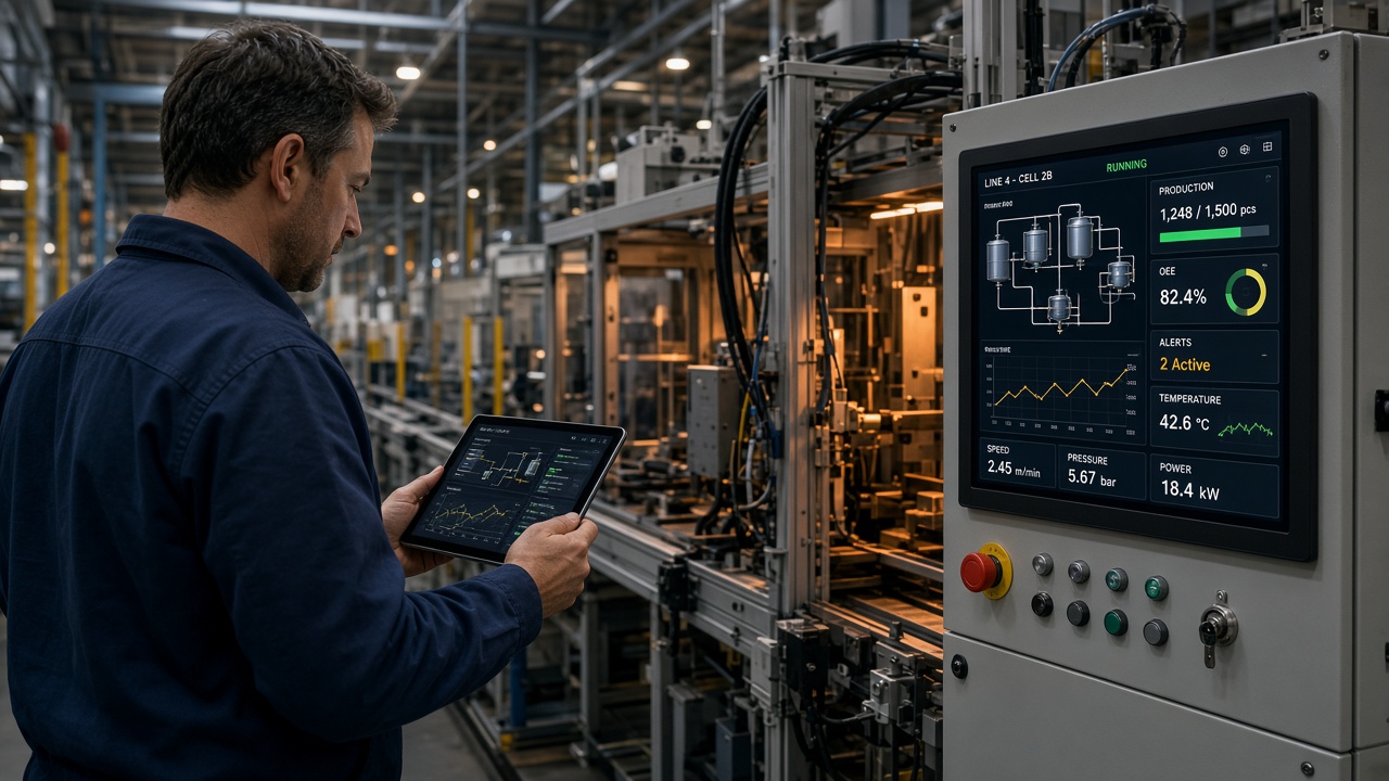 Software industrial en planta